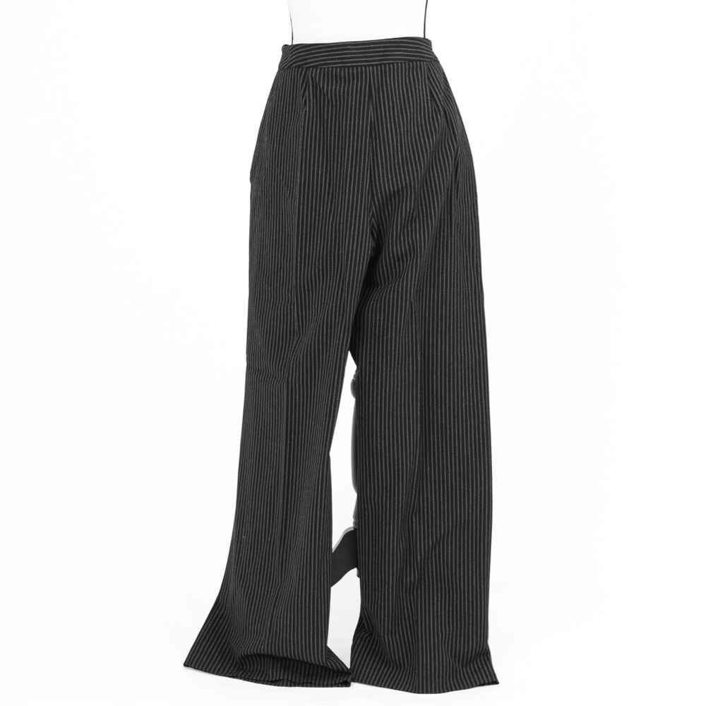 Vintage black pinstripe pantsuit tailored Evan-Picone 12/14 - Picture 11 of 16